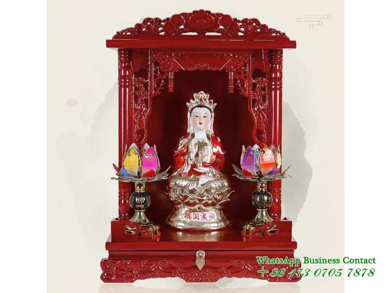 实木佛龛架生产